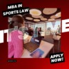 MBA IN SPORTS LAW