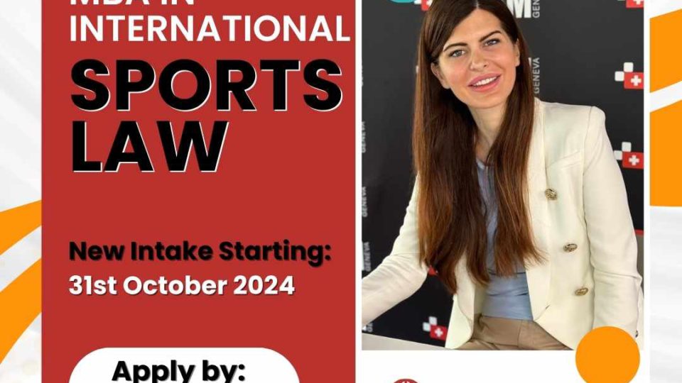 MBA IN INTERNATIONAL SPORTS LAW